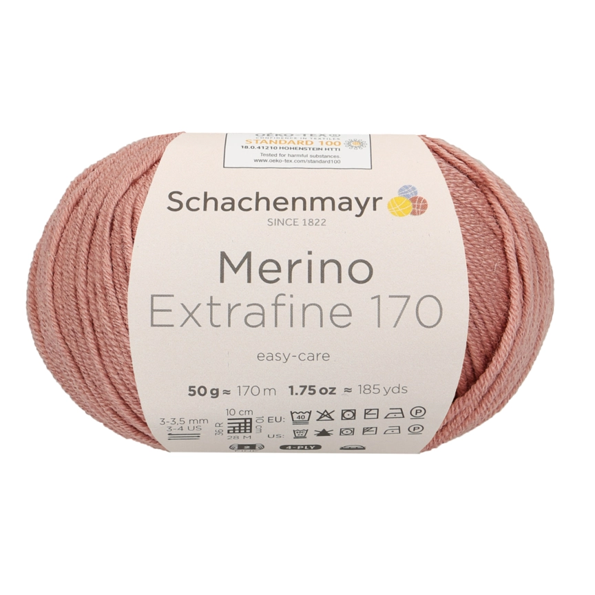 Merino extrafine 170 rózsa rózsaszín 00029