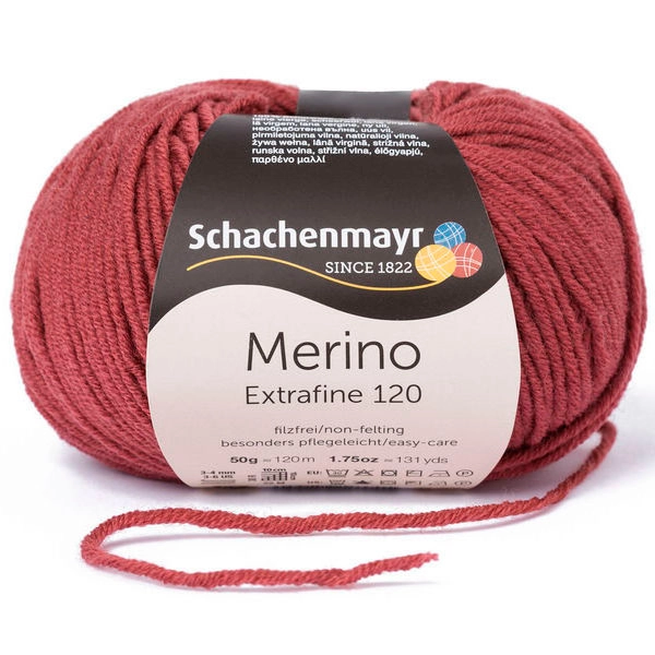 Merino Extrafine 120 marsala bordó 00128