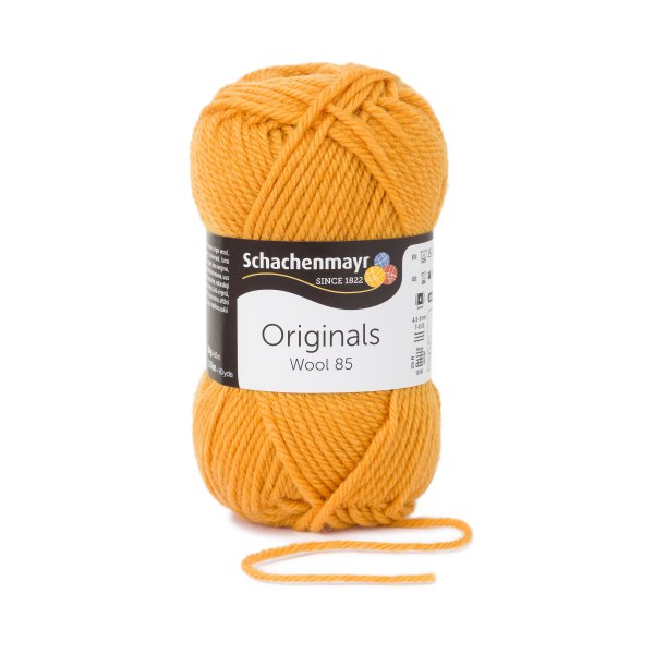 Wool 85  marakuja sárga 00221