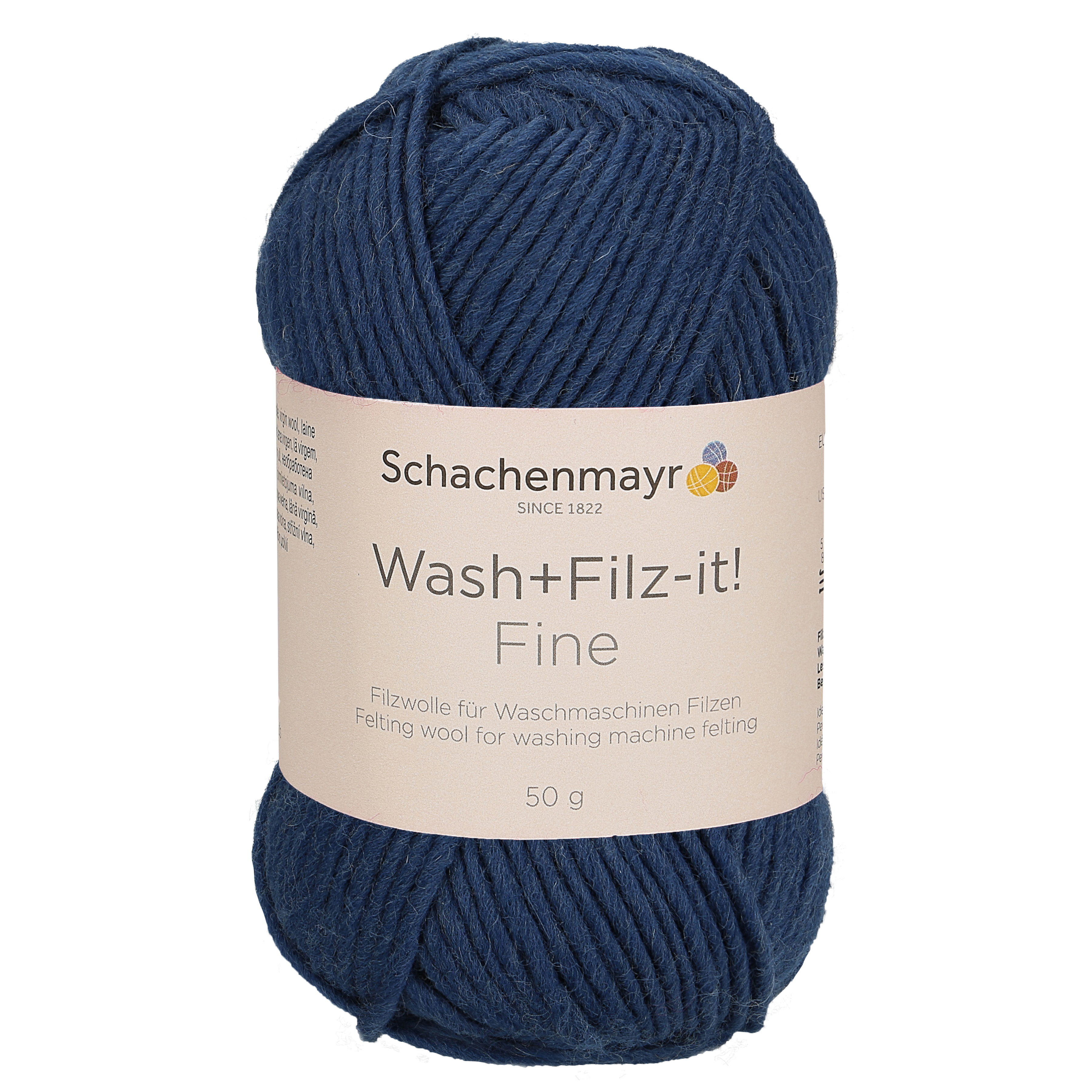 Wash+ Filz-it! Fine indigó kék 00125