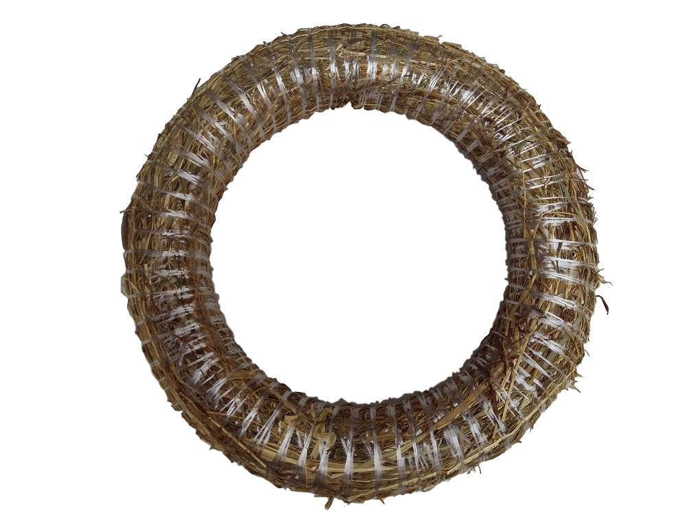 Szalmakoszorú, fésült 30 cm